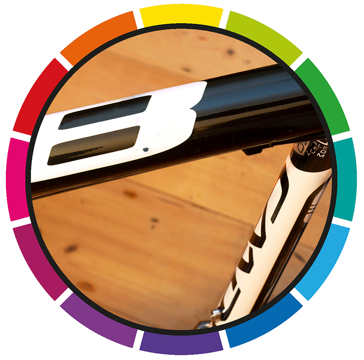 Bike paint sales chip repair